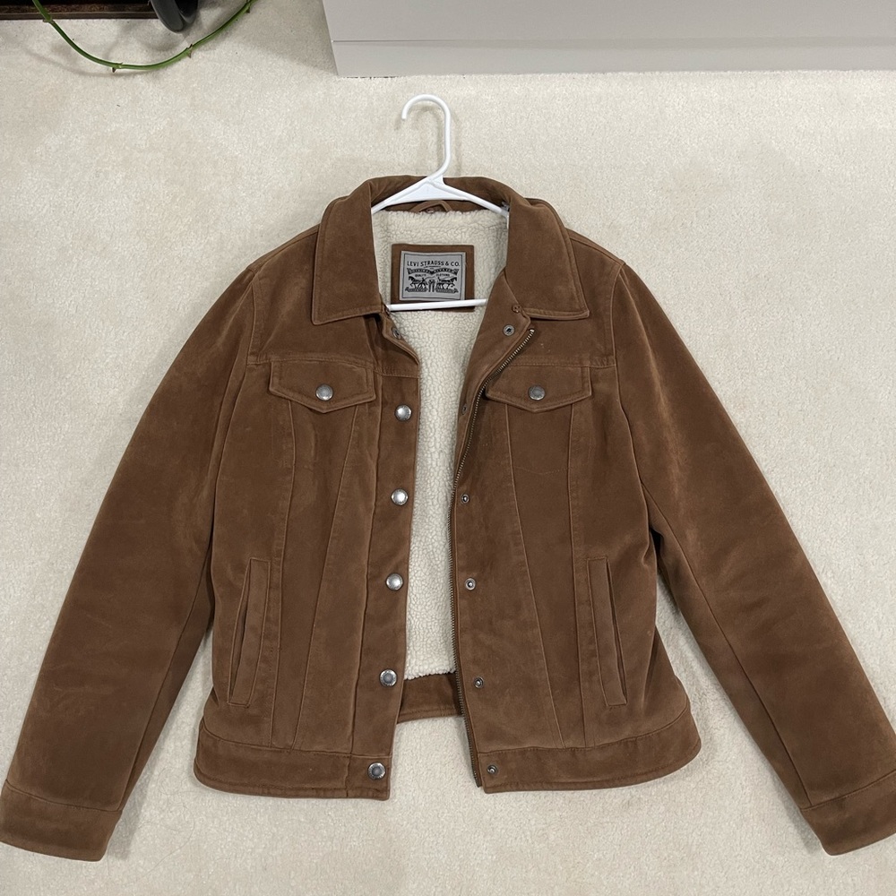 Levi’s Faux Sherling Trucker Jacket size S